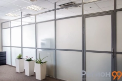 профильная система 50*25 перегородка их матового стекла