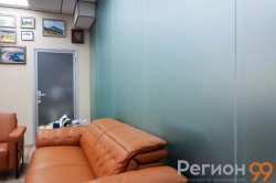 стеклянная дверь в телескопической раме