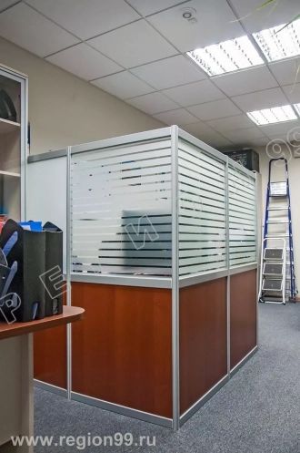 перегородка с пленкой в полоску PF 52-1F ЛДСП репродукция древесины